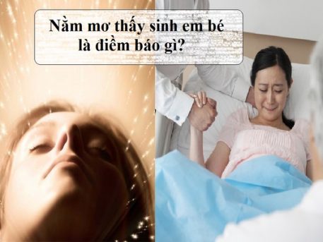 mơ thấy sinh em bé